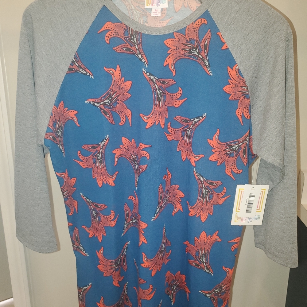 NWT Lularoe M Randy Baseball T